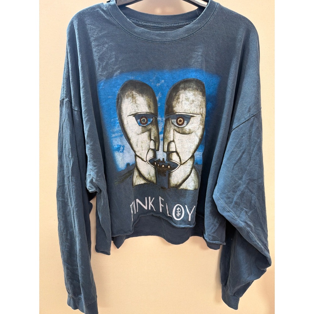 Pink Floyd The Division Bell 1994 North American Tour Cropped Long Sleeve Shirt